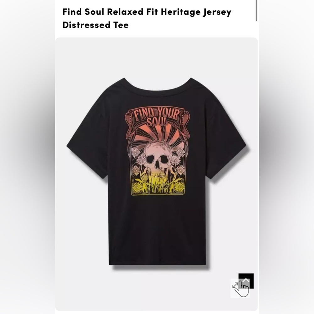 Heritage Black Tee with Skull Design - Picture 4 of 6
